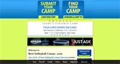 Desktop Screenshot of bestvolleyballcamps.com